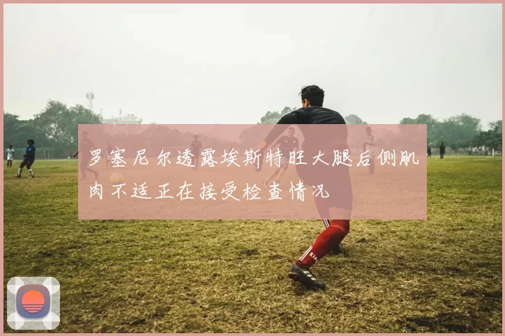 罗塞尼尔透露埃斯特旺大腿后侧肌肉不适正在接受检查情况